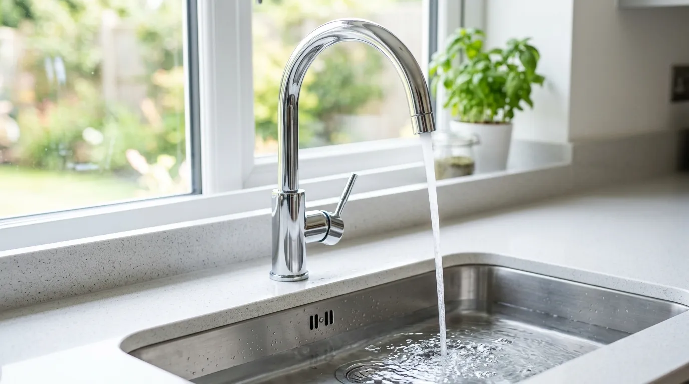 Local Plumbing Master Pros same day plumber fixing a faucet in Wyomissing, PA